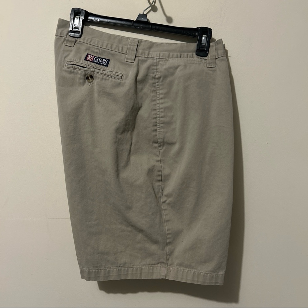 Original Chaps Ralph Lauren Khaki Shorts Men’s 40 Cargo Twill Relaxed Retro